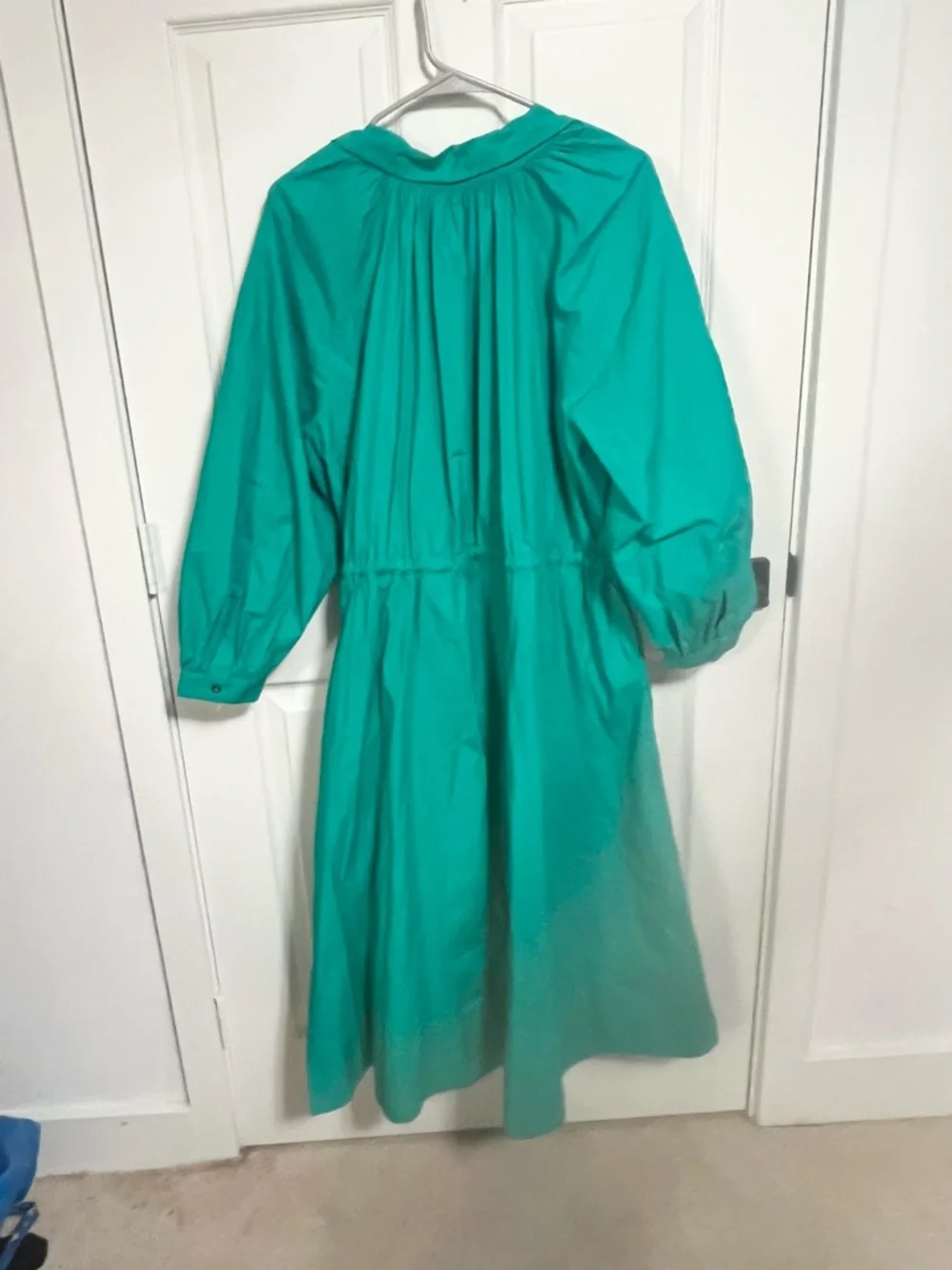 NWT BANANA REPUBLIC COTTON POPLIN Shirtdress pockets size m/l - Picture 11 of 14